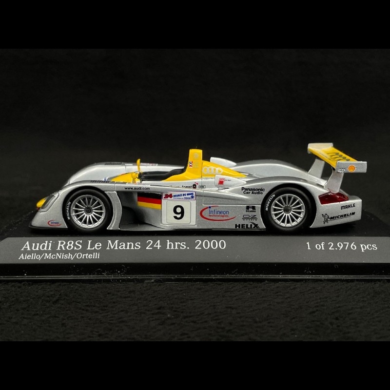 Auto Audi R8 #8 Ganador 24h Le Mans 2000 Coleccion 1/43