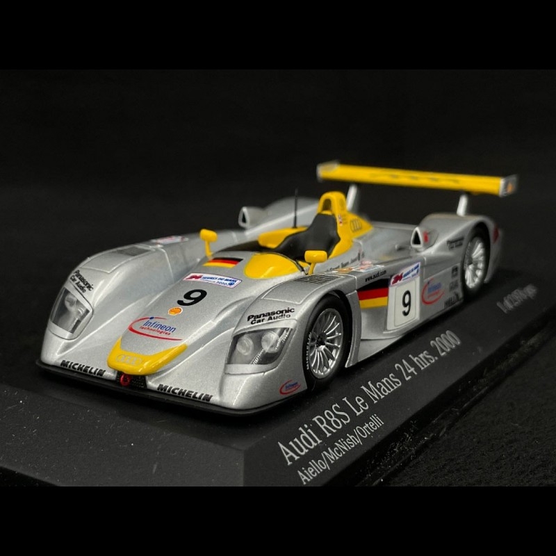 MINICHAMPS 430 000909 AUDI R8S #9 24 Heures du Mans 2000 NO SPARK 1/43