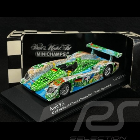 Audi R8 ALMS n° 77 Vainqueur Adelaide 2000 Audi Sport North America 1/43 Minichamps 430000977