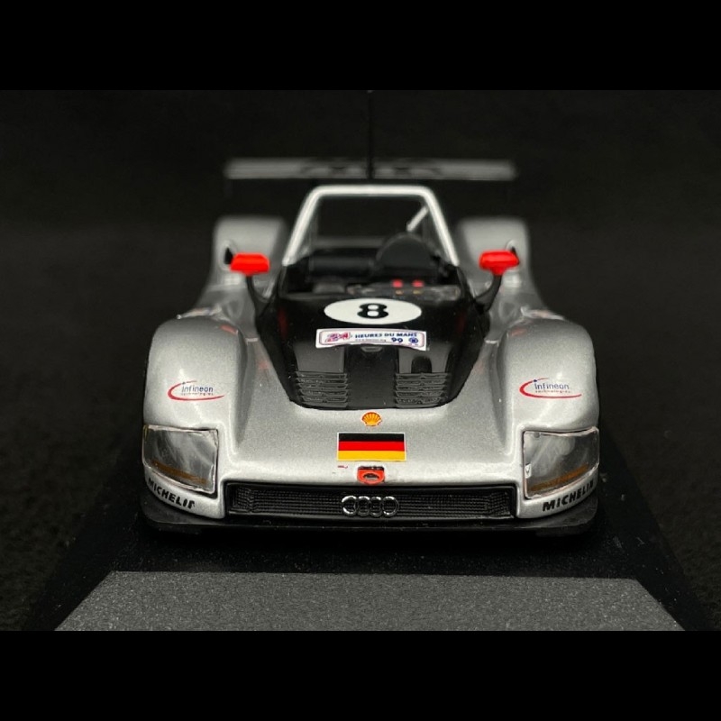 Minichamps 1/43 – Audi R8R N°8 Audi Sport Team Joest, 3e Aux 24h Du Mans 1999, état Neuf De Vitrine