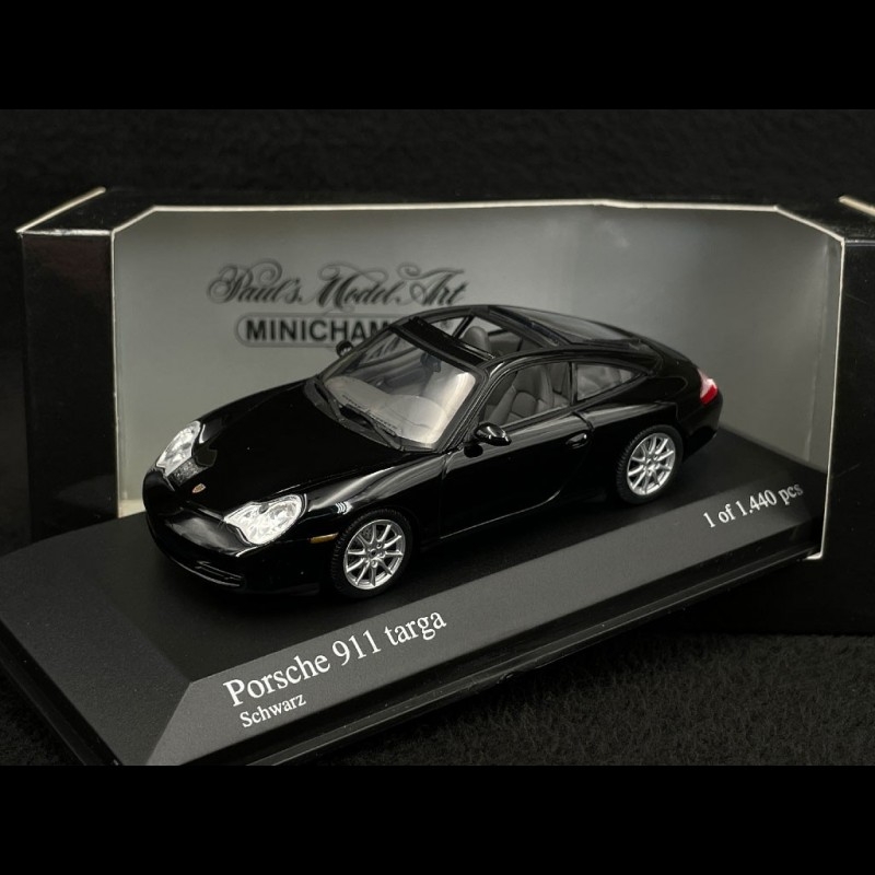 Porsche 911 Targa Type 996 2001 Black 1/43 Minichamps 400061061