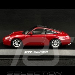 Porsche 911 Targa Type 996 2001 Orient Red Metallic 1/43 Minichamps WAP02006510