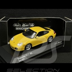 Porsche 911 Carrera 4S Type 996 1999 Jaune Vitesse 1/43 Minichamps 400061071