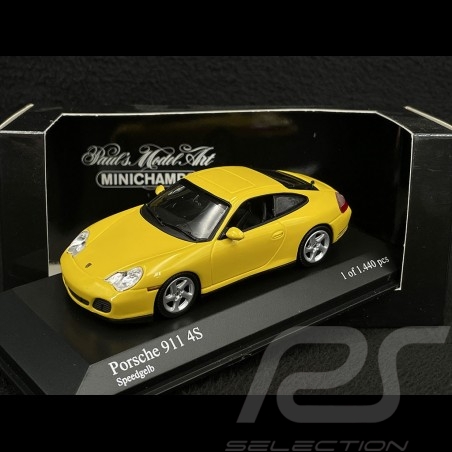 Porsche 911 Carrera 4S Type 996 1999 Jaune Vitesse 1/43 Minichamps 400061071