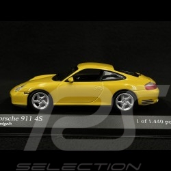 Porsche 911 Carrera 4S Type 996 1999 Jaune Vitesse 1/43 Minichamps 400061071