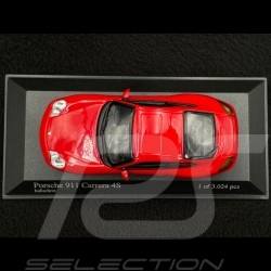Porsche 911 type 996 Carrera 4S Coupé 2001 guards red 1/43 Minichamps 400061072