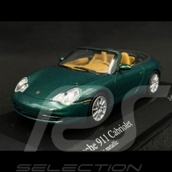 Porsche 911 Cabriolet Type 996 2001 Jungle Green Metallic 1/43 Minichamps 400061032