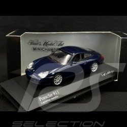 Porsche 911 Carrera 4 Phase II Type 996 2001 Bleu Lapis Métallique 1/43 Minichamps 400061021