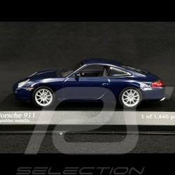 Porsche 911 Carrera 4 Phase II Type 996 2001 Bleu Lapis Métallique 1/43 Minichamps 400061021