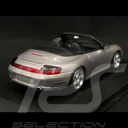 Porsche 911 Carrera 4S Cabriolet Type 996 2003 Meridian Grey Metallic 1/43 Minichamps 400062830