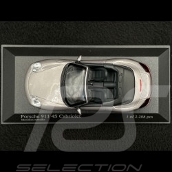 Porsche 911 Carrera 4S Cabriolet Type 996 2003 Meridian Grey Metallic 1/43 Minichamps 400062830