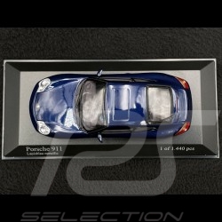 Porsche 911 Carrera 4 Phase II Type 996 2001 Bleu Lapis Métallique 1/43 Minichamps 400061021