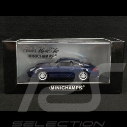 Porsche 911 Carrera 4 Phase II Type 996 2001 Bleu Lapis Métallique 1/43 Minichamps 400061021