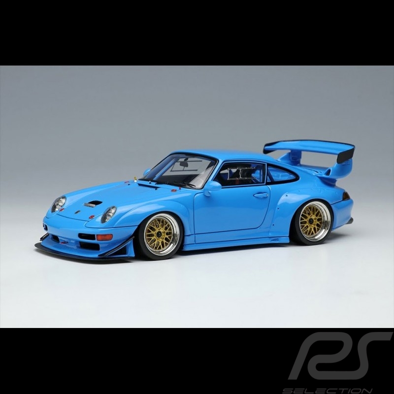 Porsche 911 GT2 EVO Type 993 1998 Bleu Riviera 1/43 Make Up VM131B