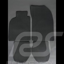 Floor Mats Porsche 964 Black - LUXE Quality - with piping