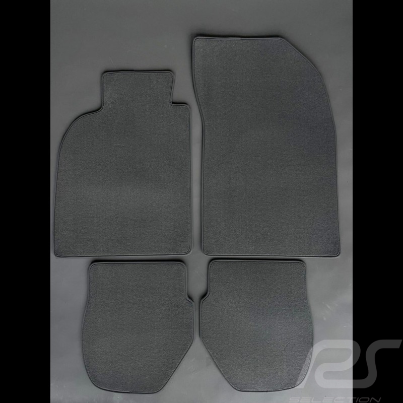 Floor Mats Porsche 964 Anthracite Grey - PREMIUM Quality - with piping
