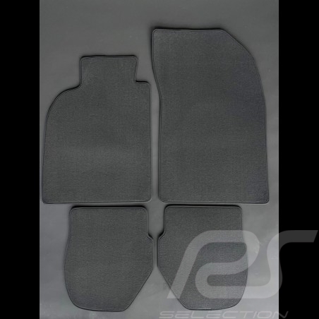 Floor Mats Porsche 964 Anthracite Grey - PREMIUM Quality - with piping