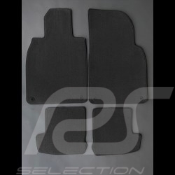 Floor Mats Porsche 911 type 991 Black - PREMIUM Quality - with piping