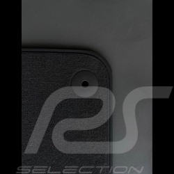 Floor Mats Porsche 911 type 991 Black - PREMIUM Quality - with piping