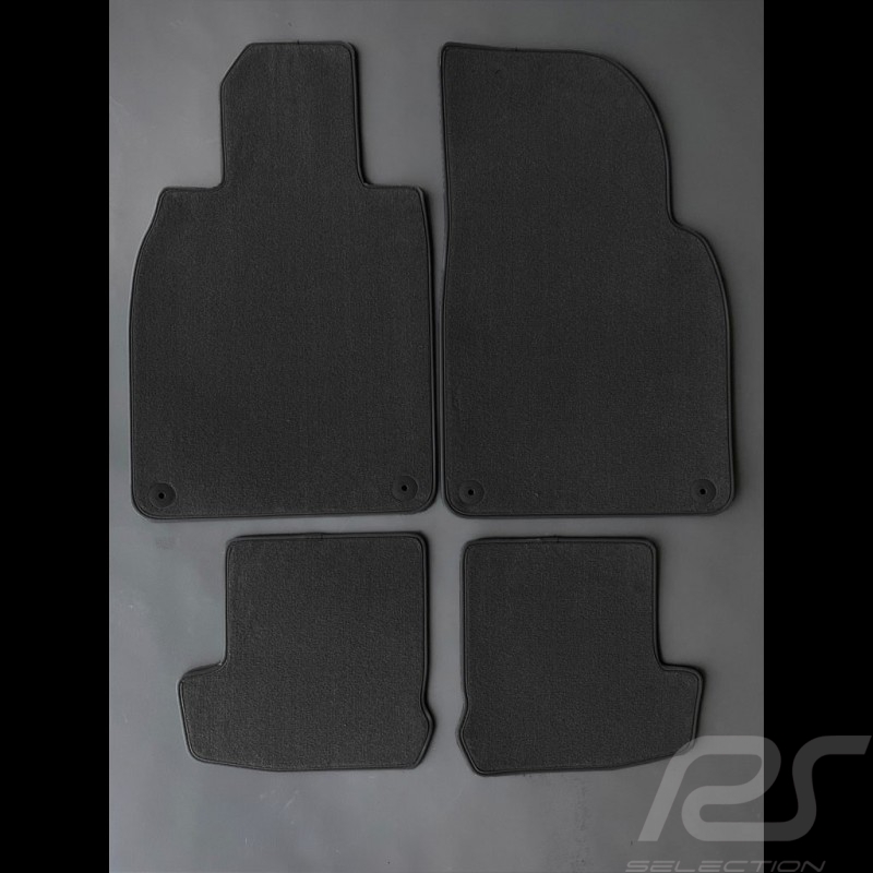 Tapis Porsche 911 type 991 Noir - Qualité LUXE - avec passepoil