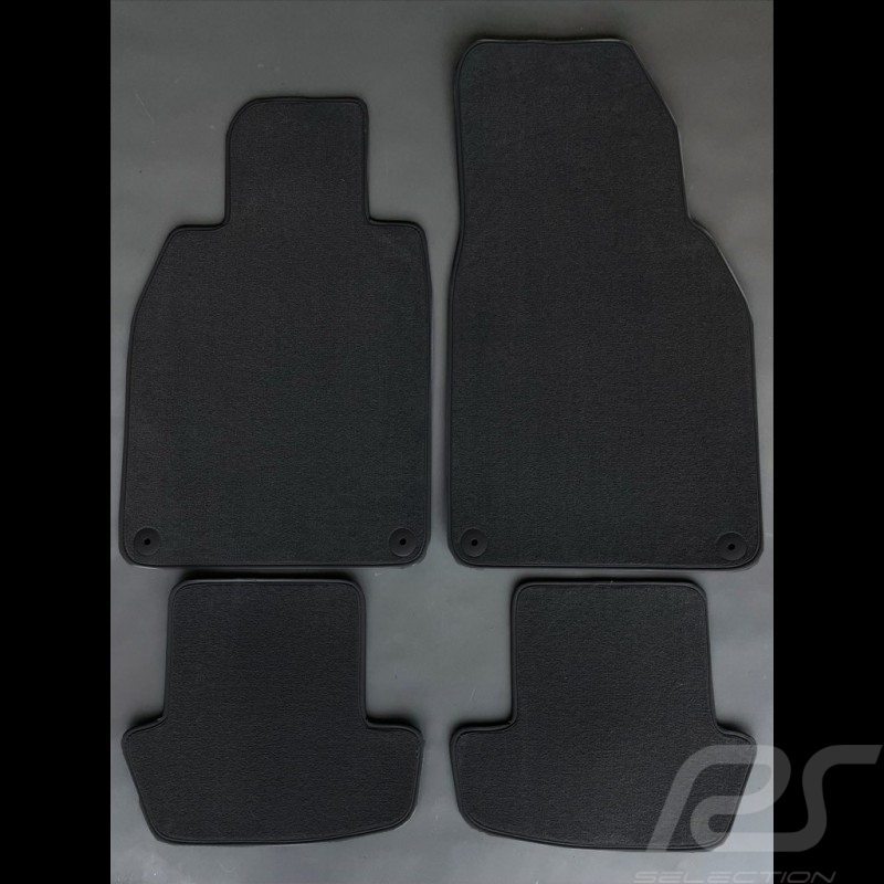 Tapis Porsche 911 type 992 Noir - Qualité PREMIUM - avec passepoil