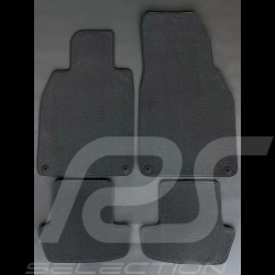 Floor Mats Porsche 911 type 992 Anthracite Grey - PREMIUM Quality - with piping