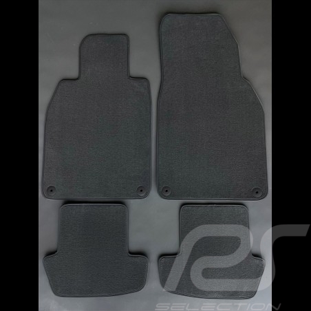 Floor Mats Porsche 911 type 992 Anthracite Grey - LUXE Quality - with piping