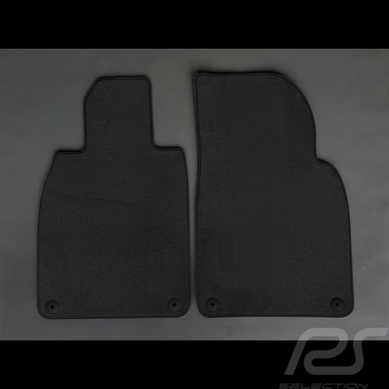 Tapis Porsche 718/981 Boxster/Cayman 2004-2012 Noir - Qualité LUXE - avec passepoil