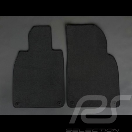 Floor Mats Porsche 718/981 Boxster/Cayman 2004-2012 Black - LUXE Quality - with piping