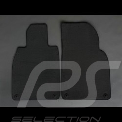 Floor Mats Porsche 718/981 Boxster/Cayman 2004-2012 Black - PREMIUM Quality - with piping