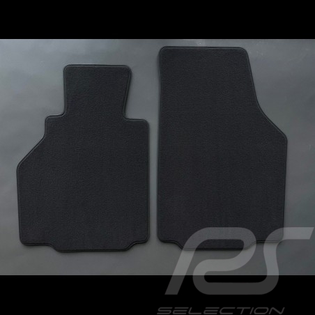 Floor Mats Porsche 986 Boxster/Cayman 2003 Black - LUXE Quality - with piping