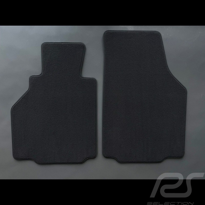 Floor Mats Porsche 986 Boxster/Cayman 2003 Black - PREMIUM Quality - with piping