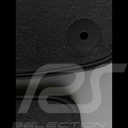Tapis Porsche Panamera Noir - Qualité LUXE - avec passepoil