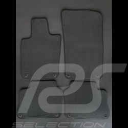 Floor Mats Porsche Panamera Anthracite Grey - LUXE Quality - with piping
