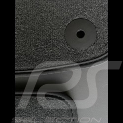 Tapis Porsche Panamera Gris Anthracite - Qualité PREMIUM - avec passepoil