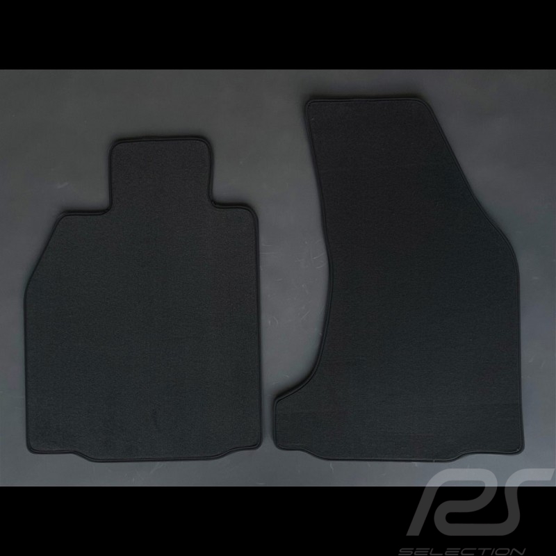 Fußmatten Porsche 987 Boxster/Cayman 2004-2012 mit Bose System Schwarz - PREMIUM Qualität - mit Keder