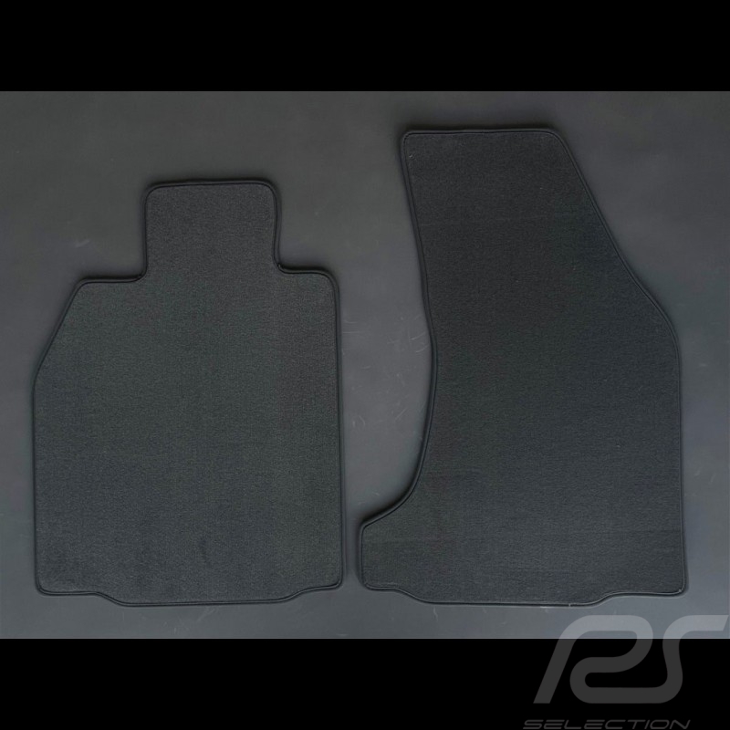 Floor Mats Porsche 987 Boxster/Cayman 2004-2012 with Bose system Anthracite Grey - LUXE Quality - with piping