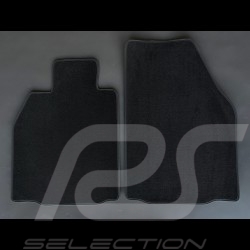 Floor Mats Porsche 987 Boxster/Cayman 2004-2012 without Bose system Black - PREMIUM Quality - with piping