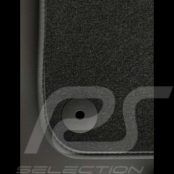 Tapis de sol Porsche Cayenne III après 2017 Gris Anthracite - Qualité PREMIUM - avec passepoil