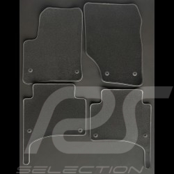 Floor Mats Porsche Cayenne I 9PA 2002-2007 Anthracite Grey - PREMIUM Quality - with piping