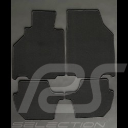 Floor Mats Porsche 996 without Bose system Black - PREMIUM Quality