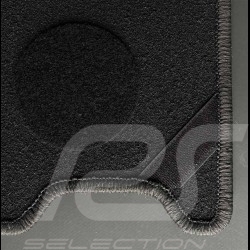 Floor Mats Porsche 996 without Bose system Black - PREMIUM Quality
