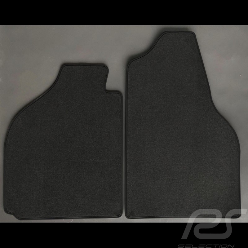 Tapis Porsche 911 G Cabrio 1984-1989 2 pièces Noir - Qualité LUXE - avec passepoil
