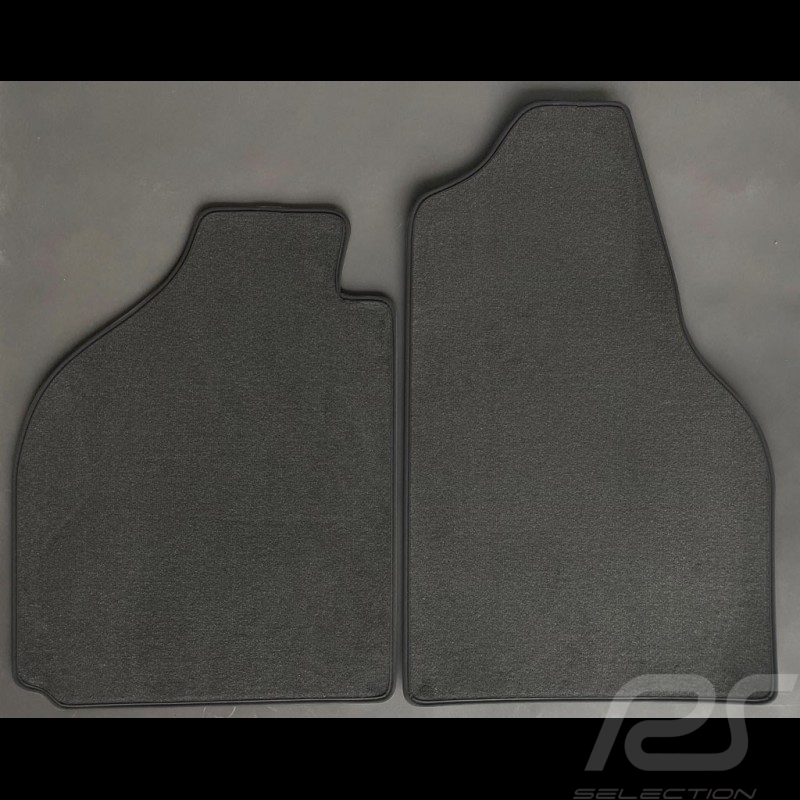 Tapis Porsche 911 G Cabrio 1984-1989 2 pièces Gris Anthracite - Qualité LUXE - avec passepoil Tapis Porsche 911 G Cabrio 1984-1989 2 pièces Gris Anthracite - Qualité LUXE - avec passepoil