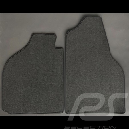 Floor Mats Porsche 911 G Cabrio 1984-1989 2-pieces Anthracite Grey - LUXE Quality - with piping