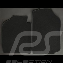 Tapis Porsche 911 G Coupe 1984-1989 2 pièces Noir - Qualité LUXE - avec passepoil