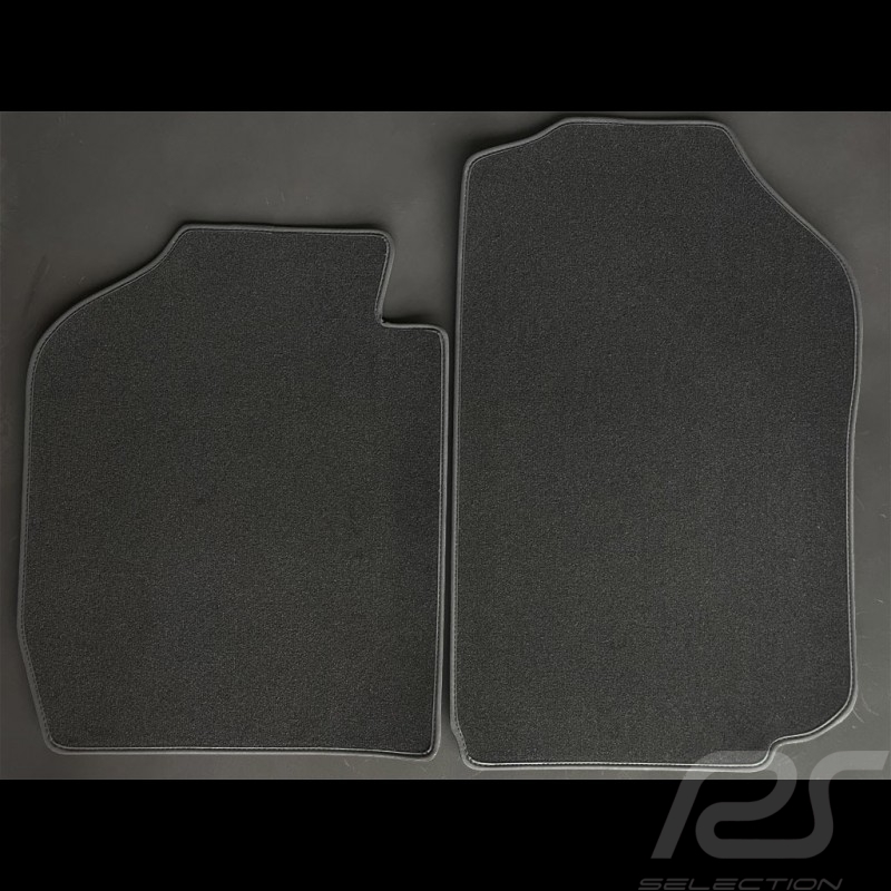 Fußmatten Porsche 911 G Coupe 1984-1989 2-Stücke Anthrazitgrau - LUXE Qualität - mit Keder