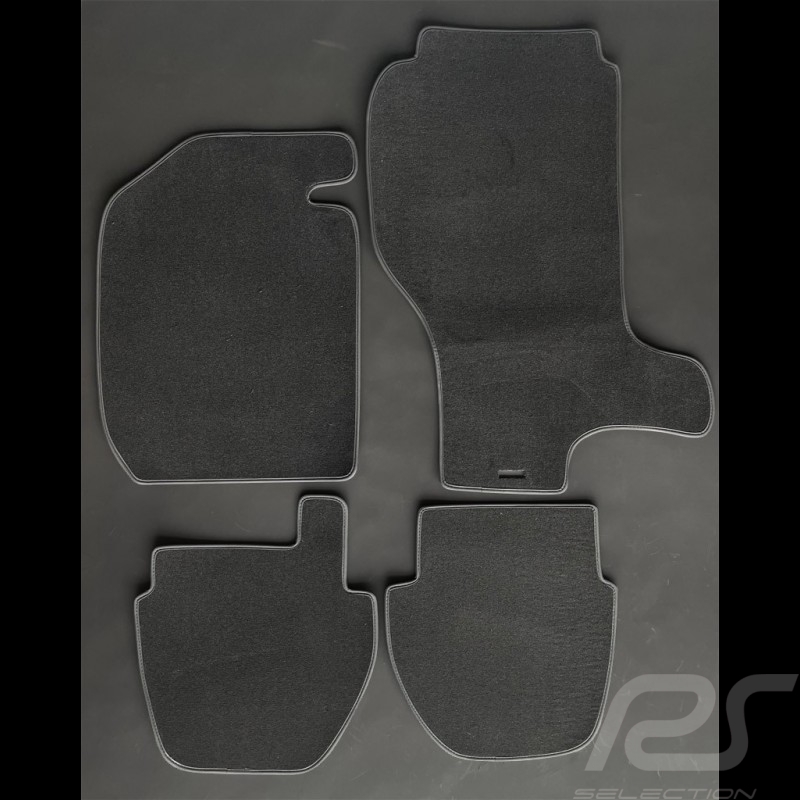 Floor Mats Porsche 911 G excluding 1983 4-pieces Anthracite Grey - LUXE Quality - with piping