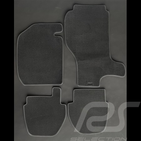 Tapis Porsche 911 G hors 1983 4 pièces Gris Anthracite - Qualité LUXE - avec passepoil