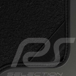 Floor Mats Porsche 986 Boxster/Cayman except 1999 and 2003 Black - PREMIUM Quality - with piping